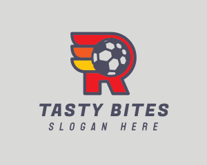 Football Sports Letter R Logo