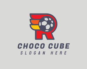 World Cup - Football Sports Letter R logo design