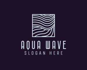 Modern Tech Waves logo design