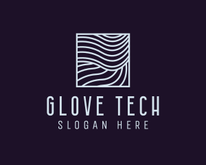 Modern Tech Waves logo design