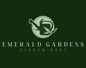 Watering Can Gardening logo design