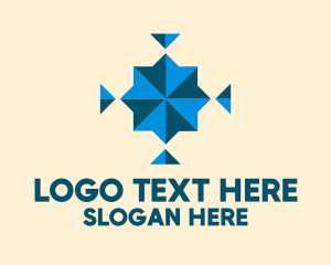 Symbol - Geometric Triangle Symbol logo design