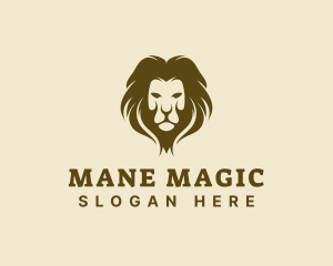 Mane - Safari Lion Mane logo design