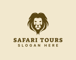 Safari Lion Mane logo design