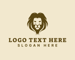 Lion Mane - Safari Lion Mane logo design
