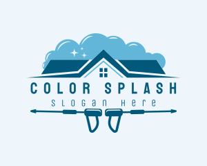 Roof Pressure Wash logo design