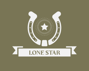 Horse Shoe Star logo design