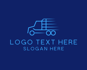 Service - Express Transport Truck logo design