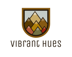Colorful - Colorful Geometric Mountain logo design