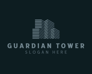 Industrial Building Construction  logo design