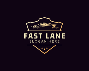 Shield Fast Car logo design