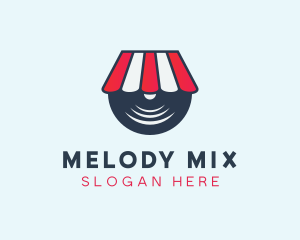Album - Music Vinyl Market logo design