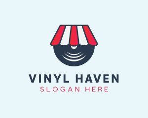 Vinyl - Music Vinyl Market logo design