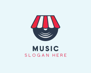 Music Vinyl Market logo design
