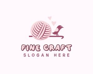 Crochet Knitting Yarn Logo