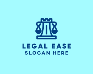 Judiciary - Fortress Law Firm logo design