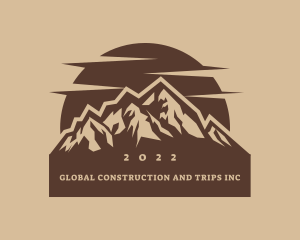 Mountaineer - Mountain Climbing Summit logo design