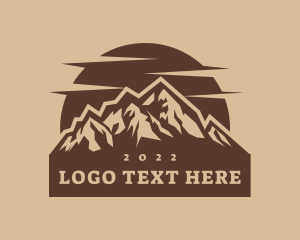 Traveler - Mountain Climbing Summit logo design