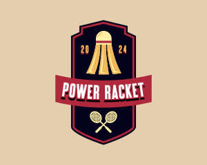 Racket - Badminton Varsity League logo design