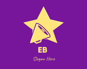 Yellow Star Megaphone Logo