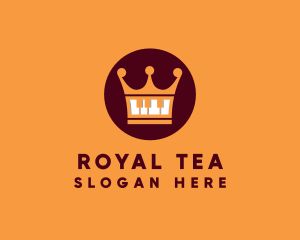 Royal Piano Crown  logo design