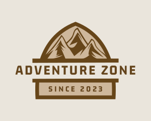 Alpine Mountaineering Adventure logo design