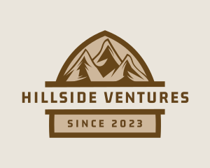 Hillside - Alpine Mountaineering Adventure logo design