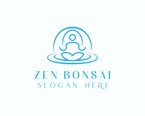 Zen Yoga Meditation logo design