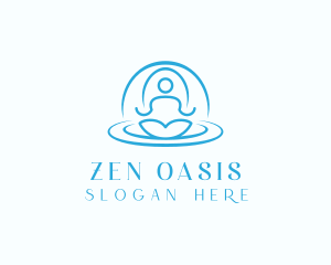 Zen Yoga Meditation logo design