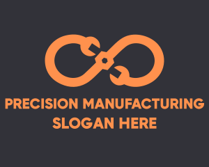 Manufacturing - Orange Infinity Maintenance logo design