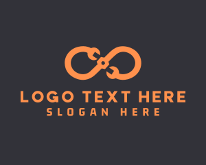 Orange Infinity Maintenance logo design