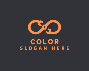 Orange Infinity Maintenance logo design