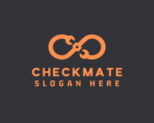 Orange Infinity Maintenance logo design