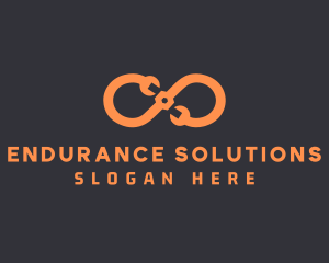 Orange Infinity Maintenance logo design