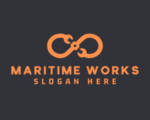 Orange Infinity Maintenance logo design