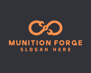 Orange Infinity Maintenance logo design