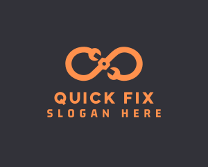 Orange Infinity Maintenance logo design