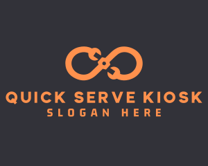 Orange Infinity Maintenance logo design