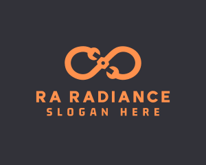 Orange Infinity Maintenance logo design