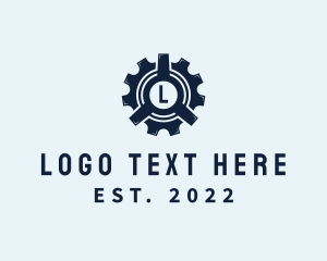 Industrial - Mechanical Cog Gear logo design
