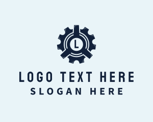 Mechanical Cog Gear Logo