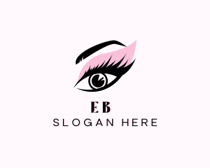 Beautician - Eyelash Perming Salon logo design
