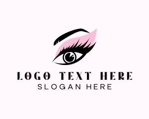 Cosmetics - Eyelash Perming Salon logo design
