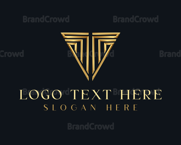 Premium Luxury Triangle Logo