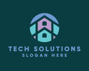 Home Residential Property Logo