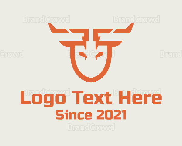 Orange Shovel Deer Logo