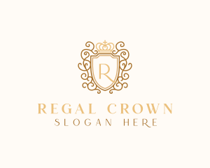 Crown Shield Royalty logo design