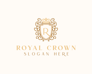 Crown Shield Royalty logo design