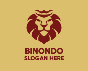 Red King Lion  Logo