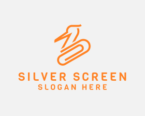 Swan Paper Clip Logo
